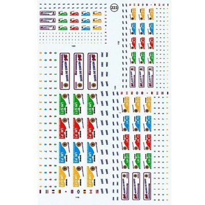 Décalcomanies Winfield 1/43 Pour Modèle Réduit - Année 1999, écurie Williams - Neuf
